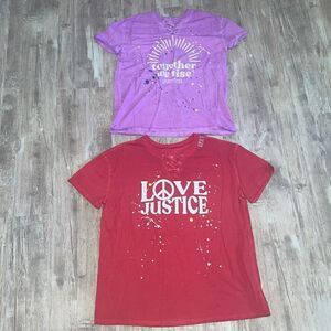 Justice tops two piece 18/20